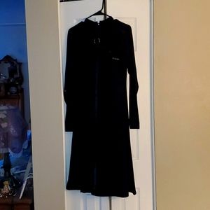 Long sleeved cut out dress